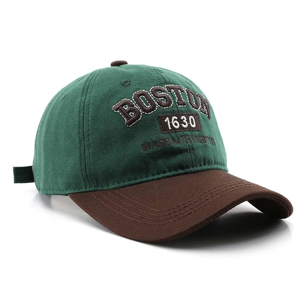 Boston Cap Unisex Baseball Cap Sun Hat Adjustable Trucker Cap | Amazon (US)