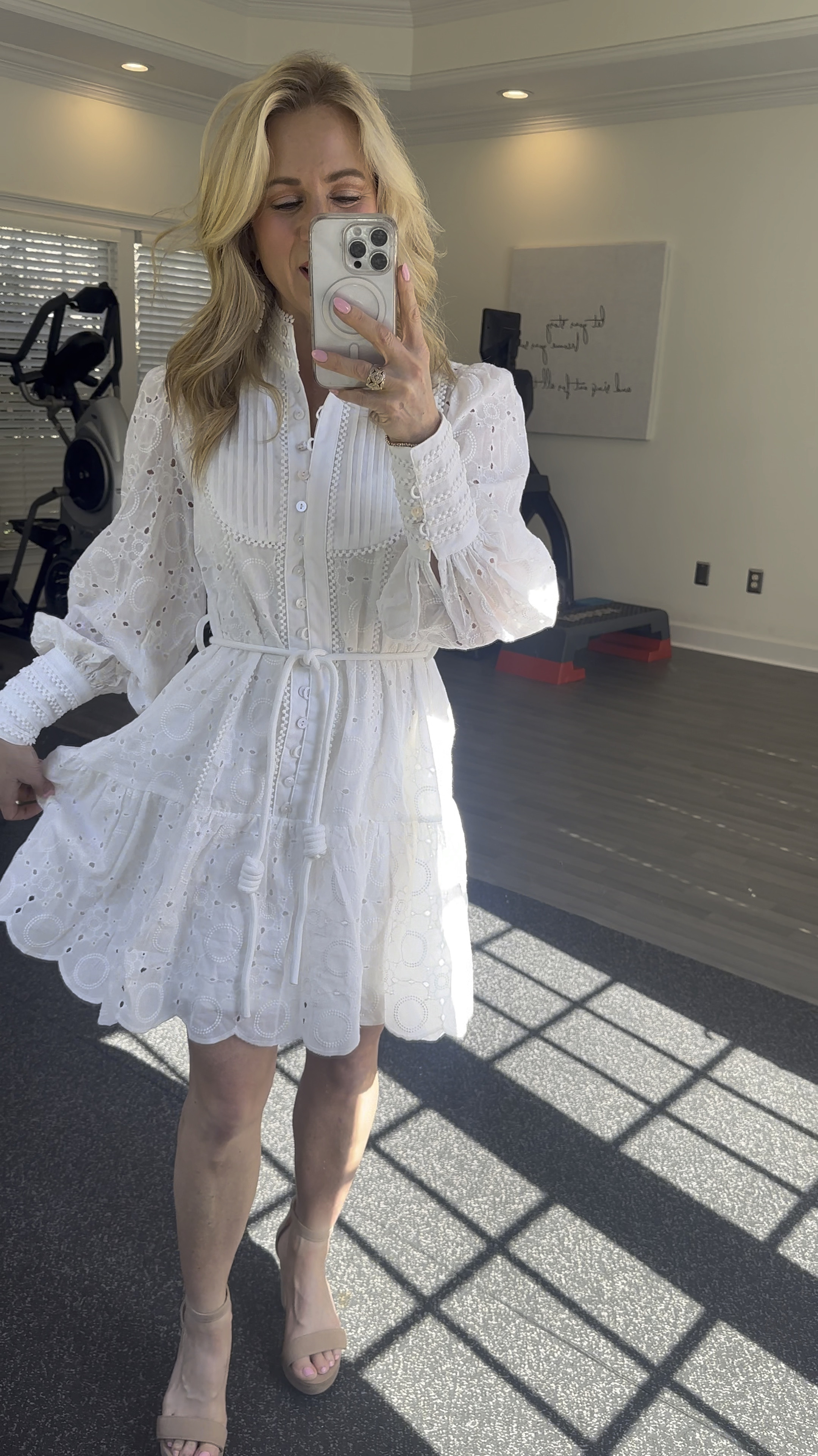 Perfect white cotton dress 🫶🏻has separate slip  and tie for waist! 

#LTKSpringSale #LTKstyletip #LTKbeauty