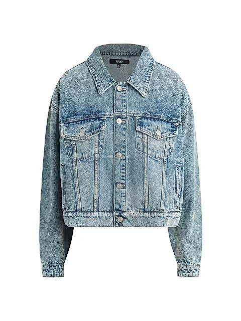 Hudson Jeans Brea Denim Swing Trucker Jacket | Saks Fifth Avenue