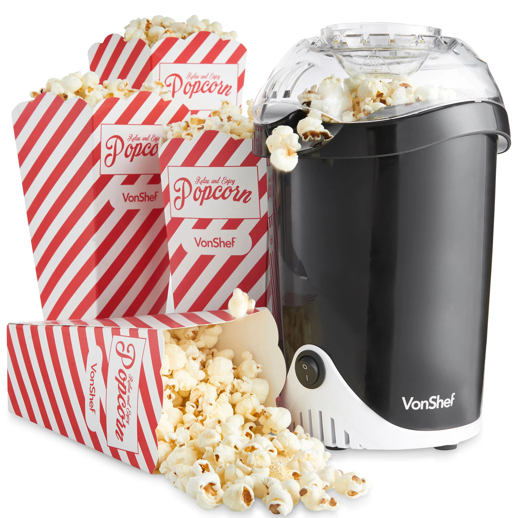 VonShef Hot Air Popcorn Popper | Wayfair UK