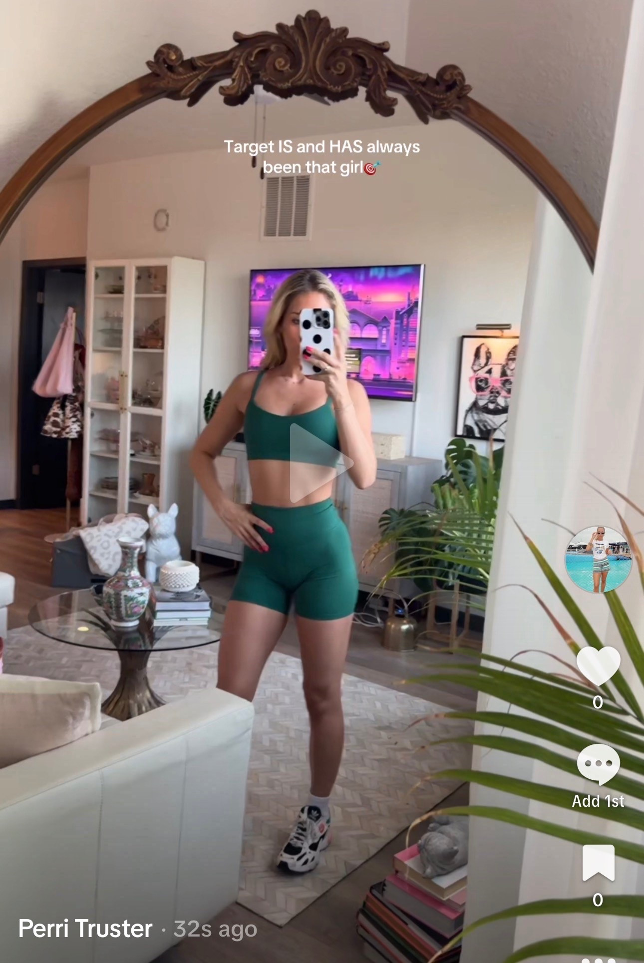 This specific color is no longer available! Wearing XS bottoms and S top