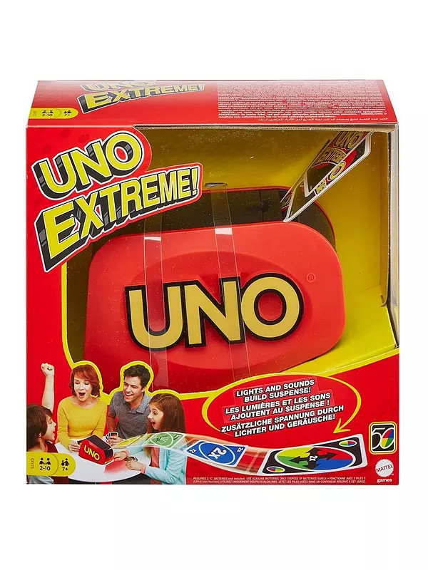 Uno Extreme Card Game with Lights and Sounds for Kids | Very (UK)