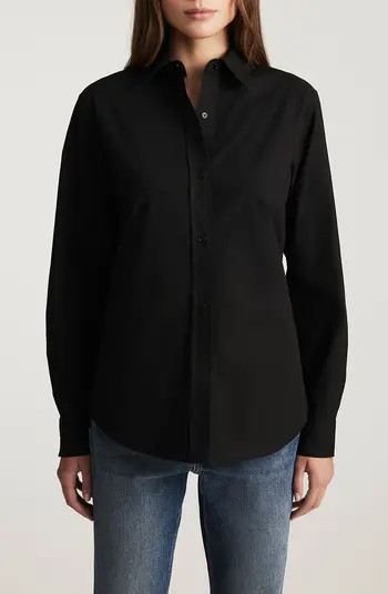 Mavi Jeans Long Sleeve Cotton Button-Up Shirt | Nordstrom | Nordstrom