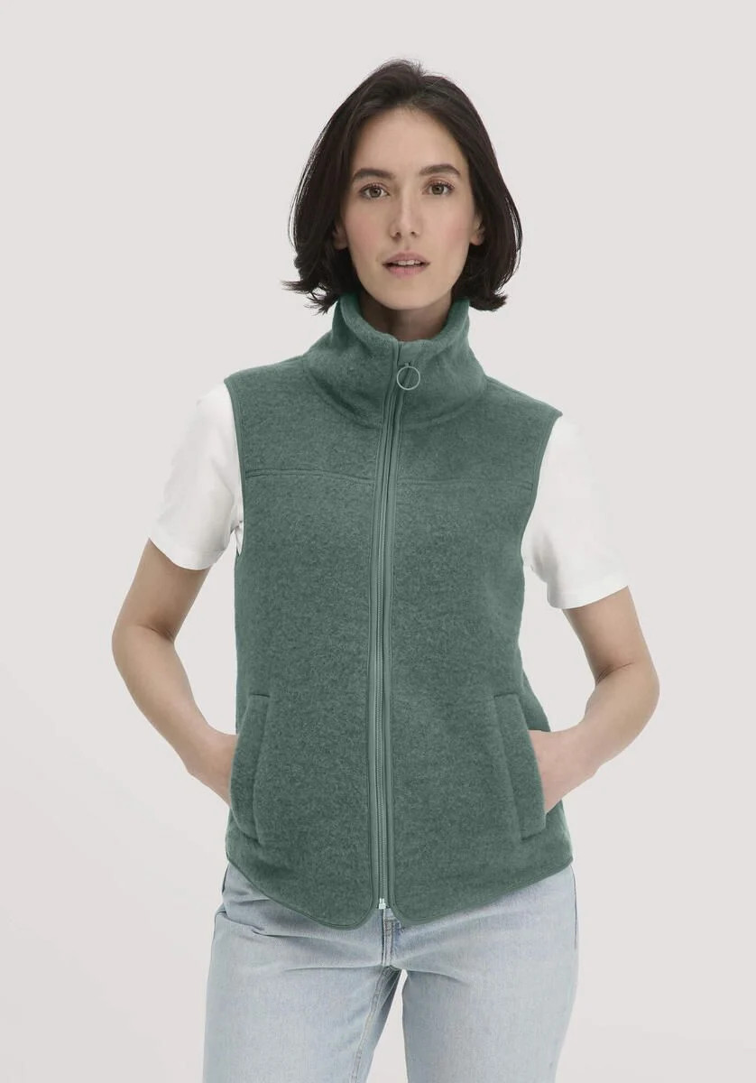 hessnatur - Wollfleece Weste Regular aus reiner Merinowolle | Avocadostore | Avocadostore DE