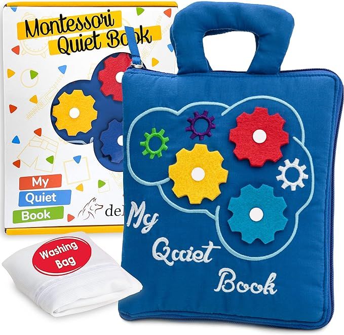 deMoca Quiet Book Montessori Toys, Toddlers Travel Toy, Preschool Learning Activities – Educati... | Amazon (US)