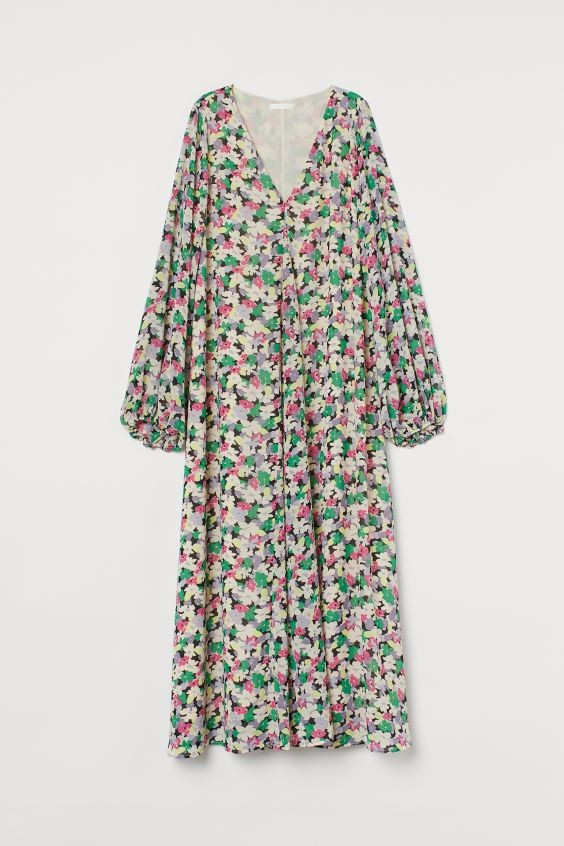 Robe à manches ballon | H&M (FR, IT, ES, PT, BE)