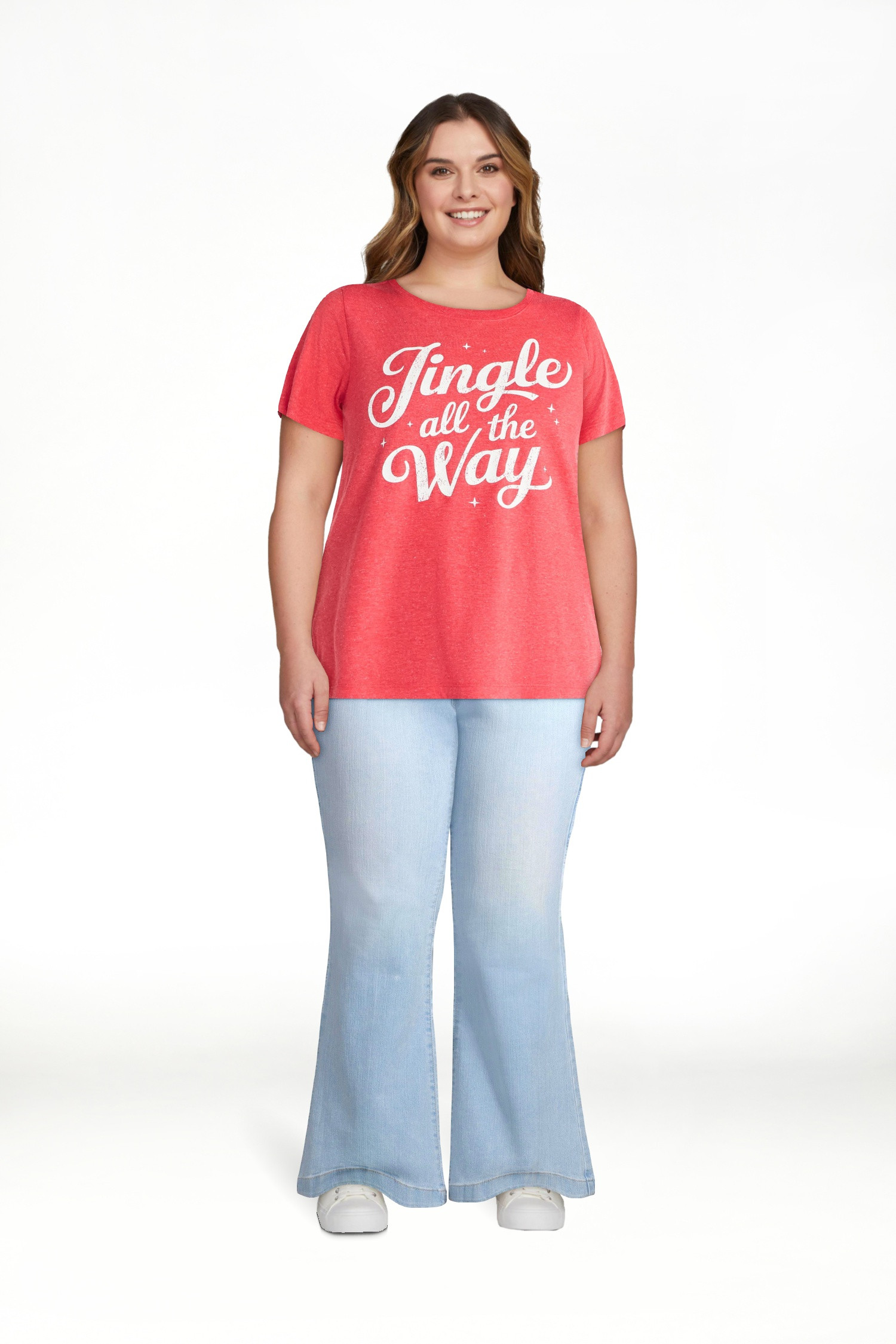 Christmas Women's Jingle Graphic Tee from Holiday Time, Sizes S-XXXL | Walmart (US)