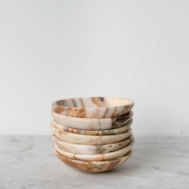 Moroccan Marble Bowl Set of 4 - the french kitchen - elsie green | Elsie Green US