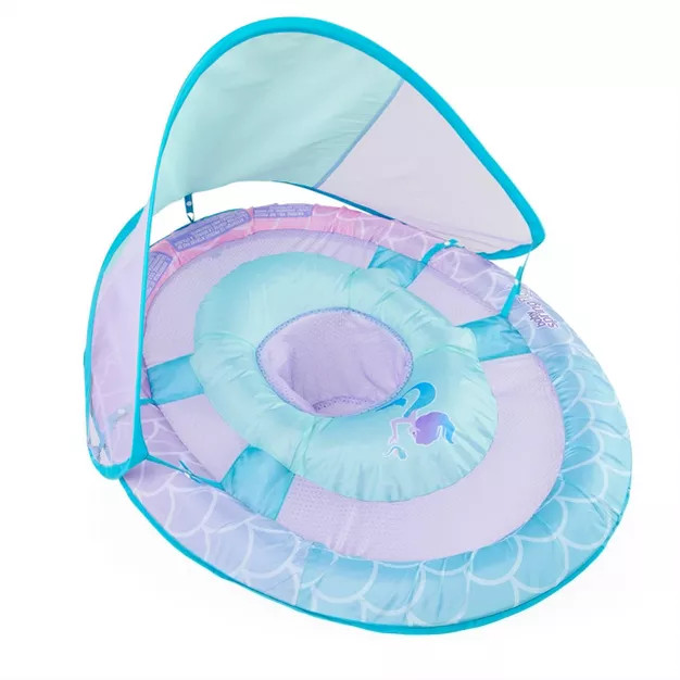 Swimways Sun Canopy Spring Float with Hyper-Flate Valve -  Mermaid | Target