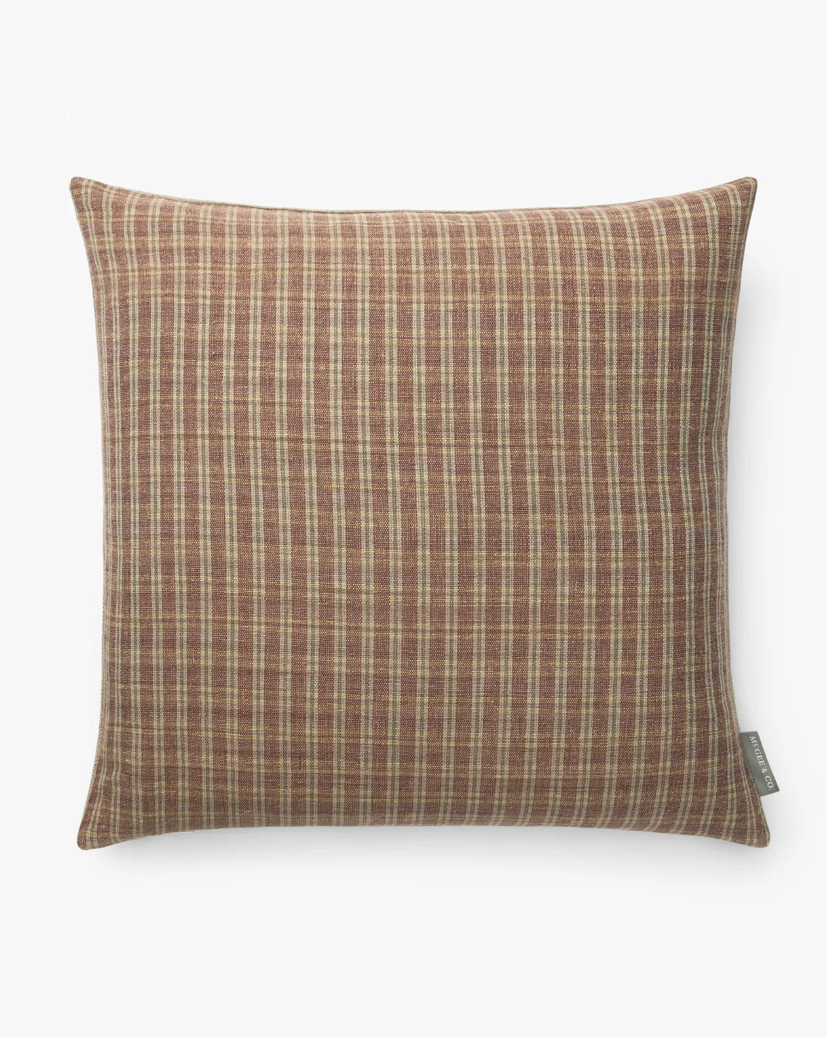 Vintage Deep Red Plaid Pillow Cover | McGee & Co. (US)