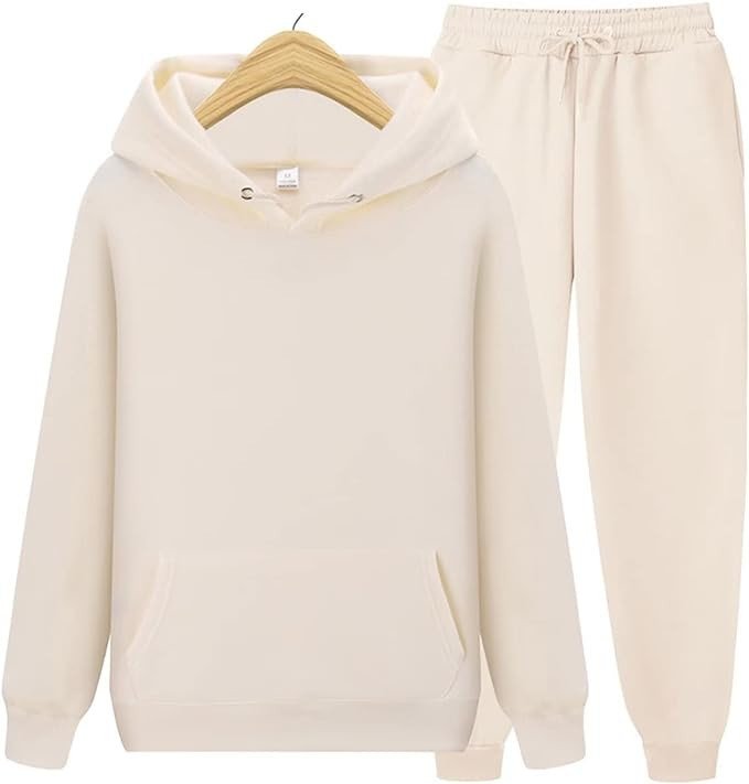 CHAIRAY Unisex Hoodies Tracksuit Sweatsuits for Women Set Mens 2 Piece Hooded Sweatshirts and Swe... | Amazon (US)