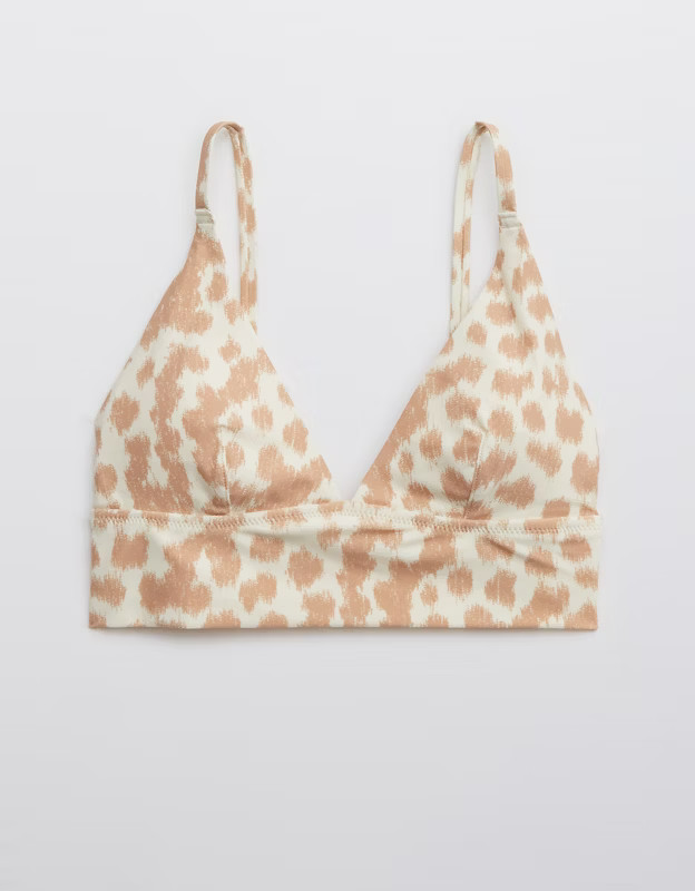 Aerie Longline Triangle Bikini Top | American Eagle Outfitters (US & CA)