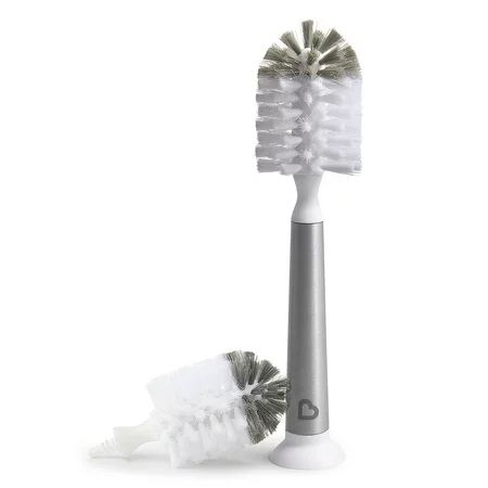 Munchkin Shine Stainless Steel Bottle Brush & Refill Brush Head | Walmart (US)