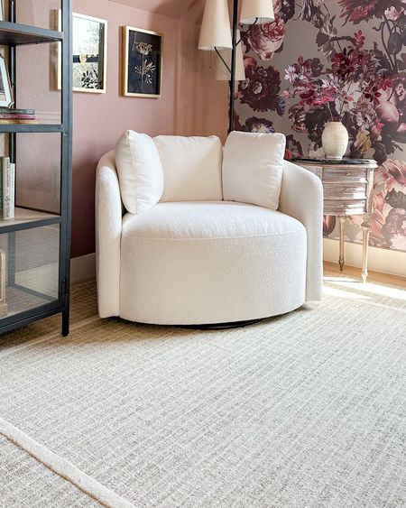 Area rug in Sage/Ivory and my best selling Walmart swivel chair!

#LTKSaleAlert #LTKHome #LTKStyleTip