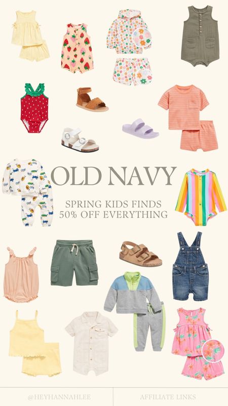 Old navy kids spring finds! 50% off for ONE more day! 

#LTKbaby #LTKfamily #LTKkids