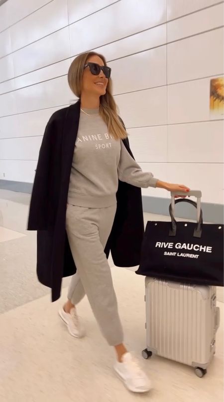Airport Outfit Idea
This sweater set is so comfortable and stylish 
Fits true to size 
I’m wearing a size small 

#LTKshoecrush #LTKstyletip #LTKtravel