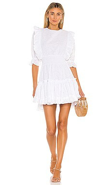 MISA Los Angeles Doutzen Dress in White from Revolve.com | Revolve Clothing (Global)