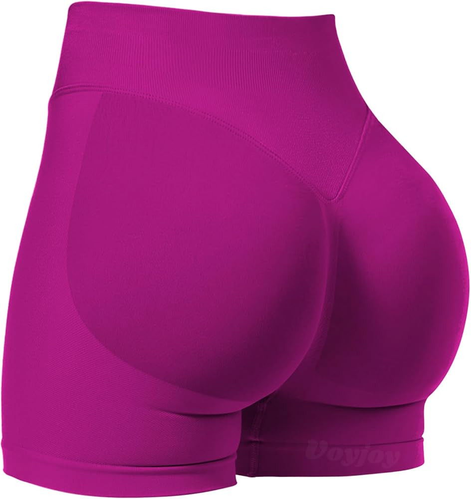 VOYJOY Women Workout Impact Shorts 3.6"/ 4.5"/ 6" Scrunch Butt Lifting Gym Seamless Booty Biker S... | Amazon (US)