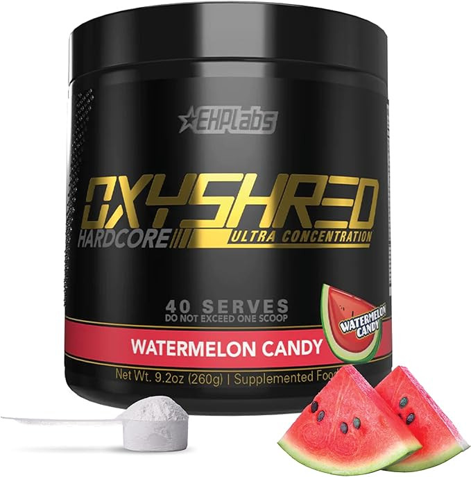 EHP Labs OxyShred Hardcore Super Dosed Pre Workout Powder - Preworkout Powder with L Glutamine & ... | Amazon (US)