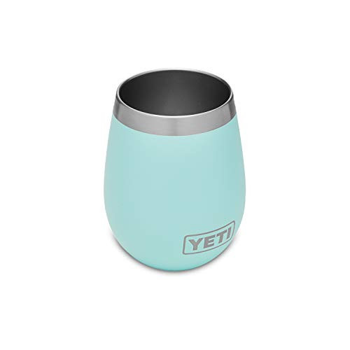 YETI Wine Rambler 10 oz Stainless Steel Vacuum Insulated Tumbler, Seafoam | Amazon (US)