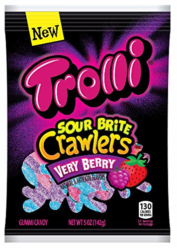 Trolli Sour Brite Crawlers Very Berry Gummi Candy 5 oz. | Amazon (US)
