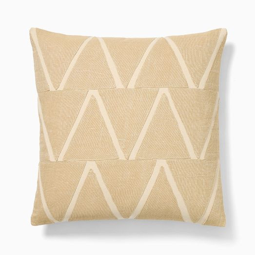 Pieced Triangle Pillow Cover | West Elm (US)