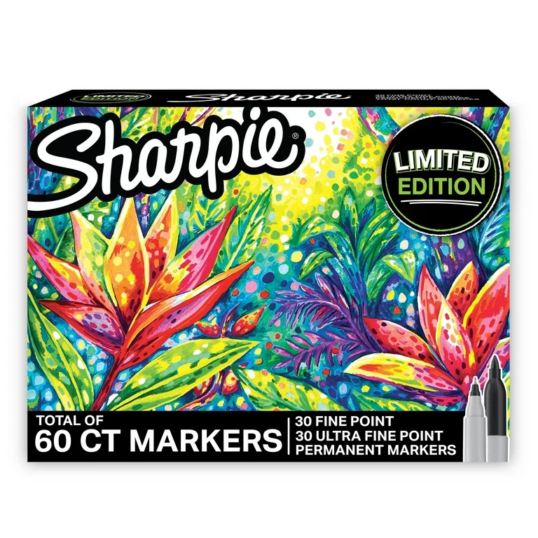 Sharpie Permanent Markers Limited Edition Set, Contains Fine Point Markers and Ultra-Fine Point M... | Walmart (US)
