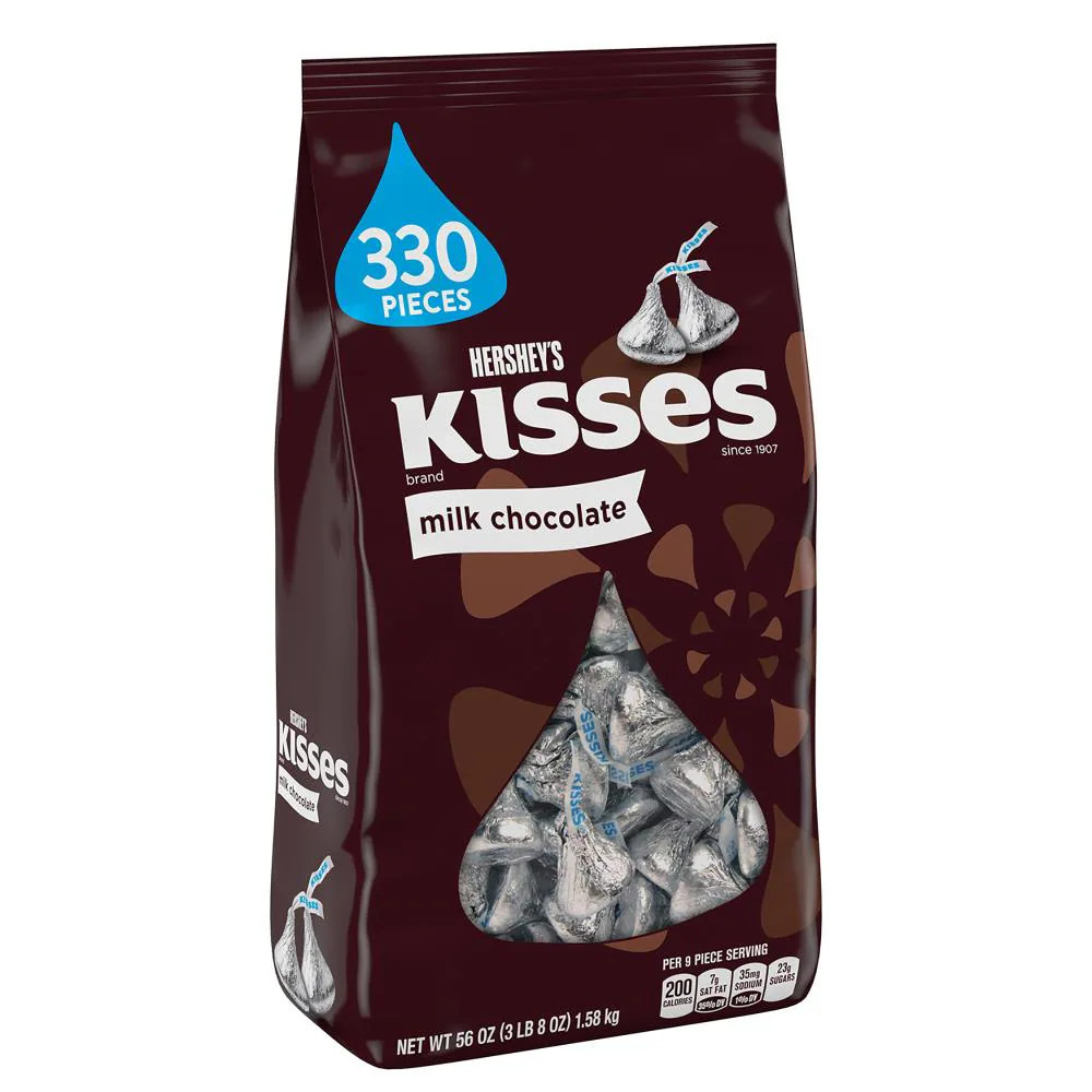 Hershey's Kisses HERSHEY'S KISSES Milk Chocolate Candy, 56 Oz | 209-00054 | Lowe's