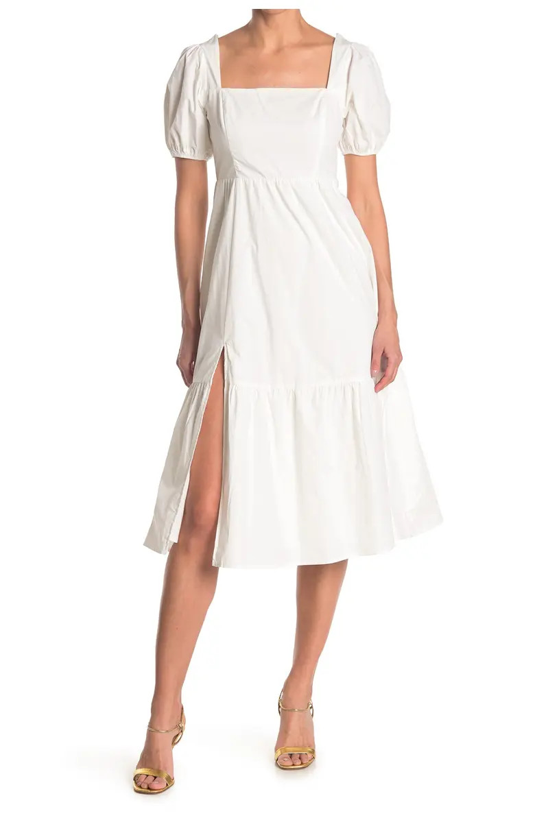 Poplin Tiered Maxi Dress | Nordstrom Rack