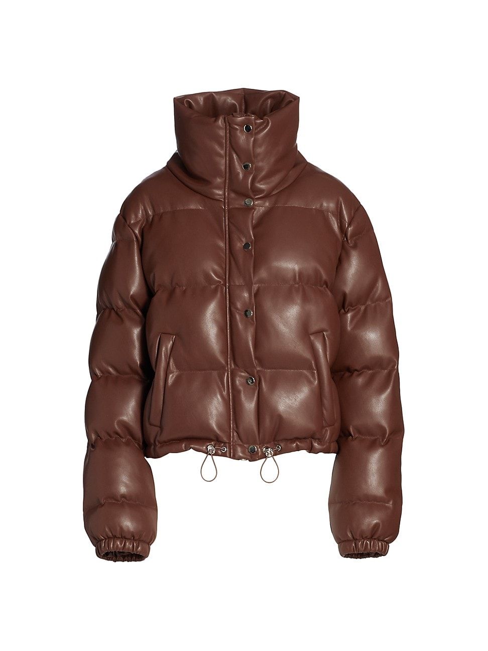 EN SAISON Faux Leather Puffer Jacket | Saks Fifth Avenue