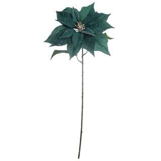 Green & Gold Velvet Poinsettia Stem by Ashland® | Michaels Stores