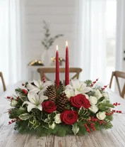 Christmas Wishes Centerpiece | From You Flowers