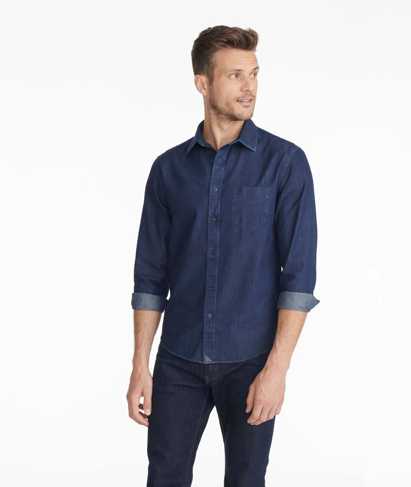 Wrinkle-Free Denim Cinzano Shirt | UNTUCKit (US)