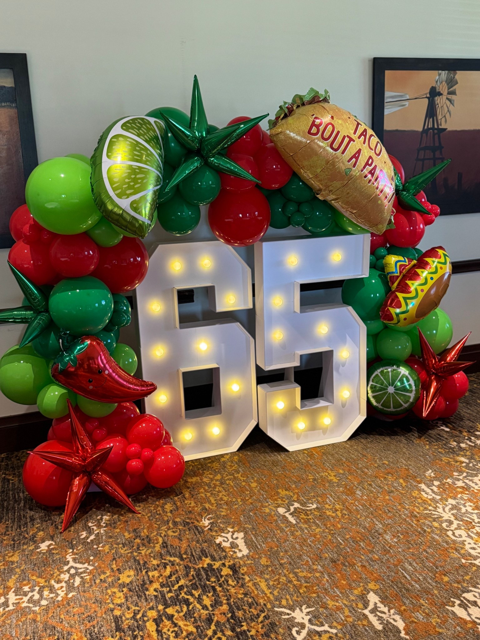 The best marquee light up numbers and letters!  