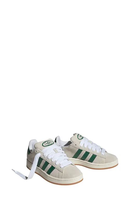 adidas Campus 00s Sneaker in White/Green/Off White at Nordstrom, Size 8 | Nordstrom