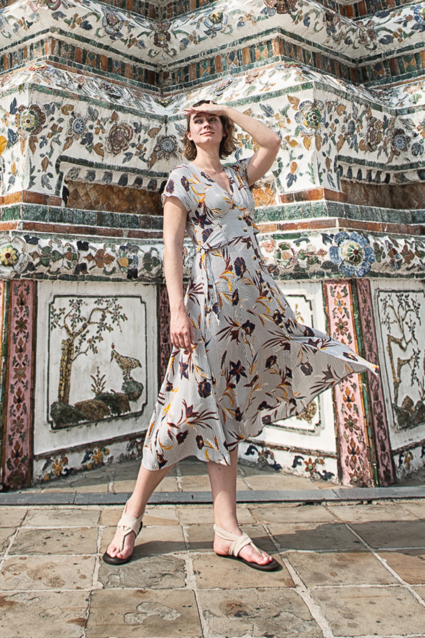 Favorite warm weather sandals are the yoga slings from Sanuk. Super comfortable and soft sole, literally like walking on a yoga mat and the straps are make of a stretchy material that allows your feet to swell without cutting into them. 