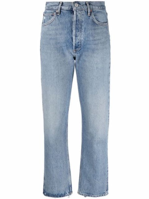 90s Pinch Waist straight-leg jeans | Farfetch Global