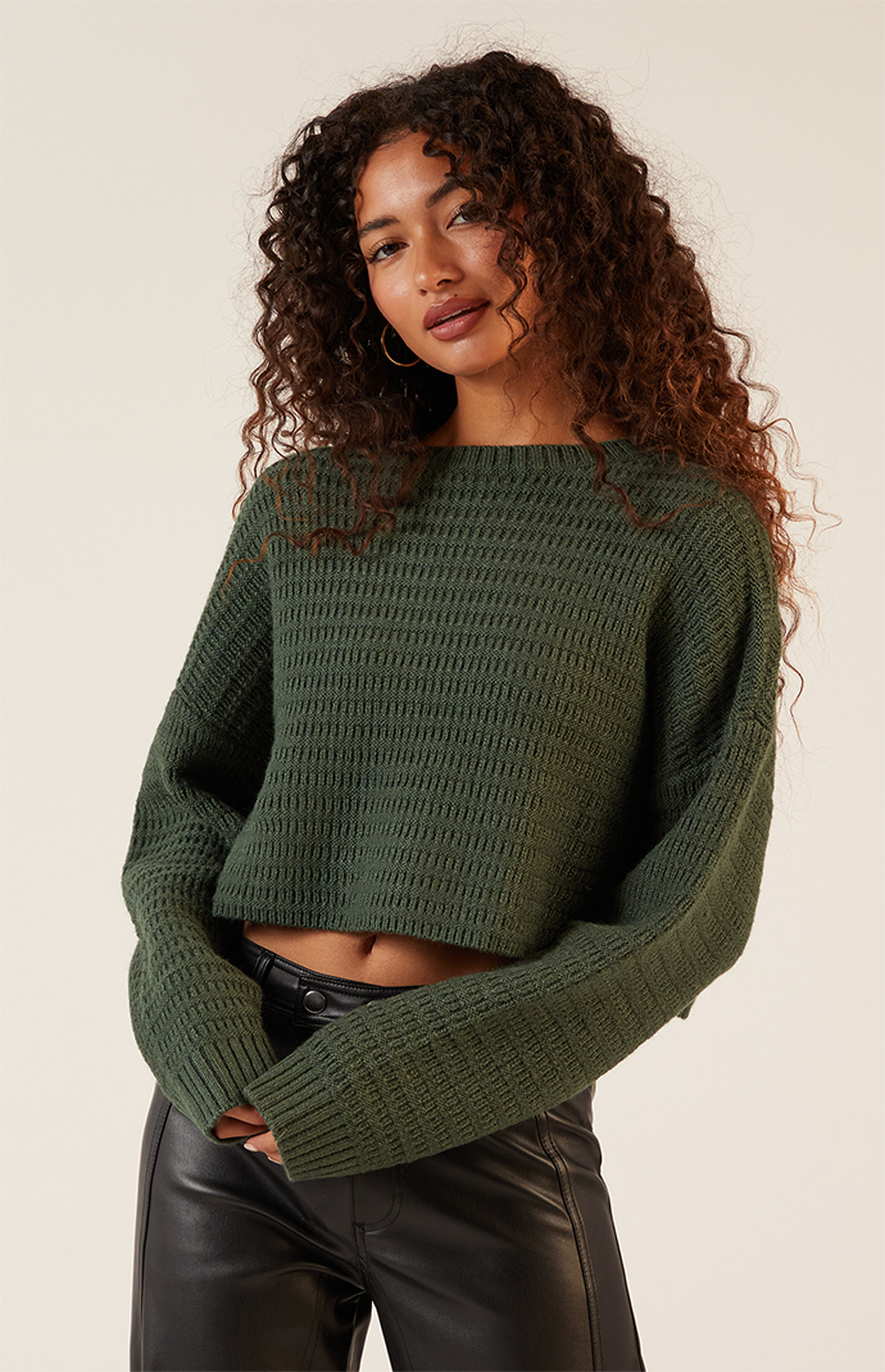 LA Hearts Polar Waffle Knit Sweater | PacSun