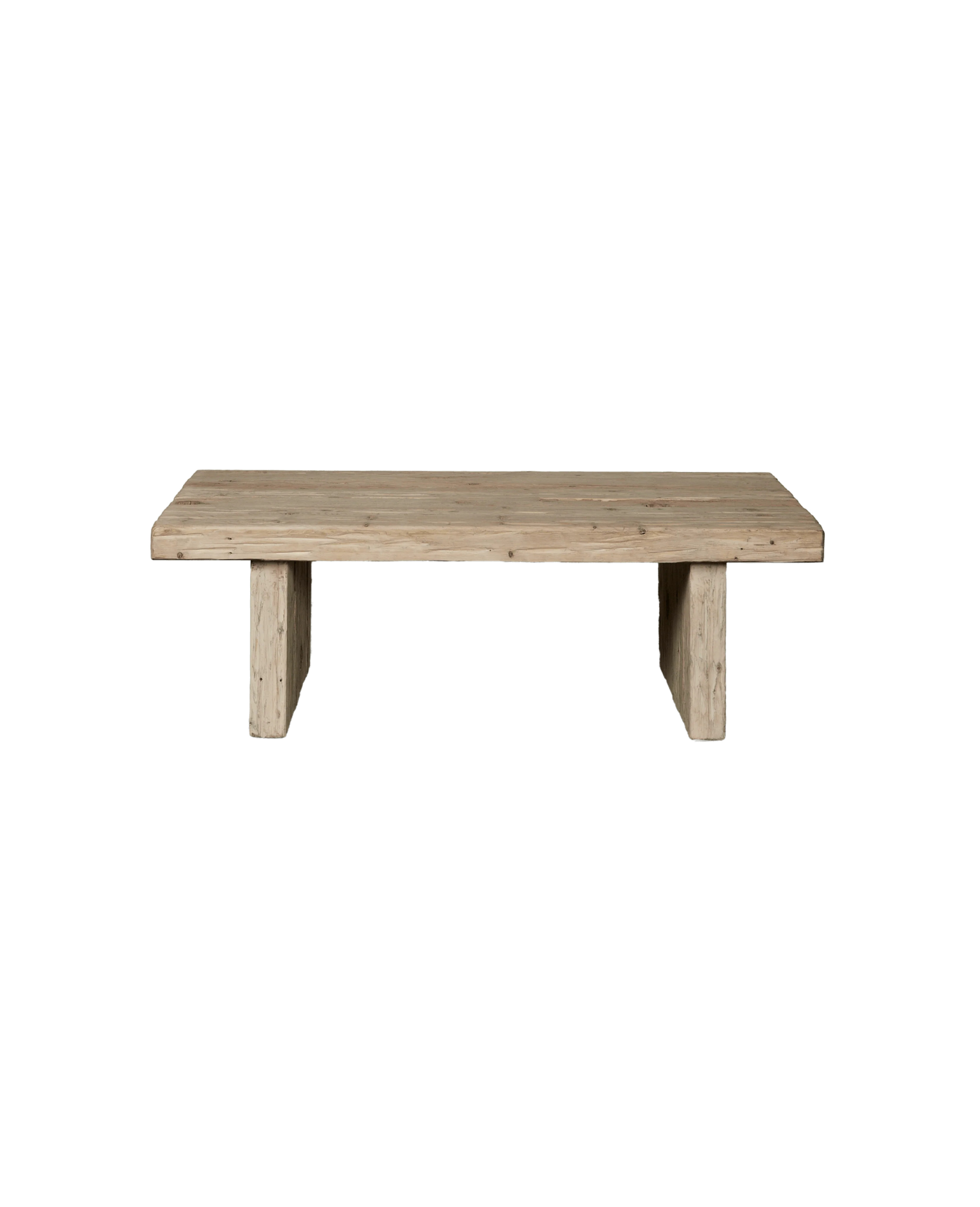 Olive Ateliers Reclaimed Elm Coffee Table - Bleached from China | Olive Ateliers