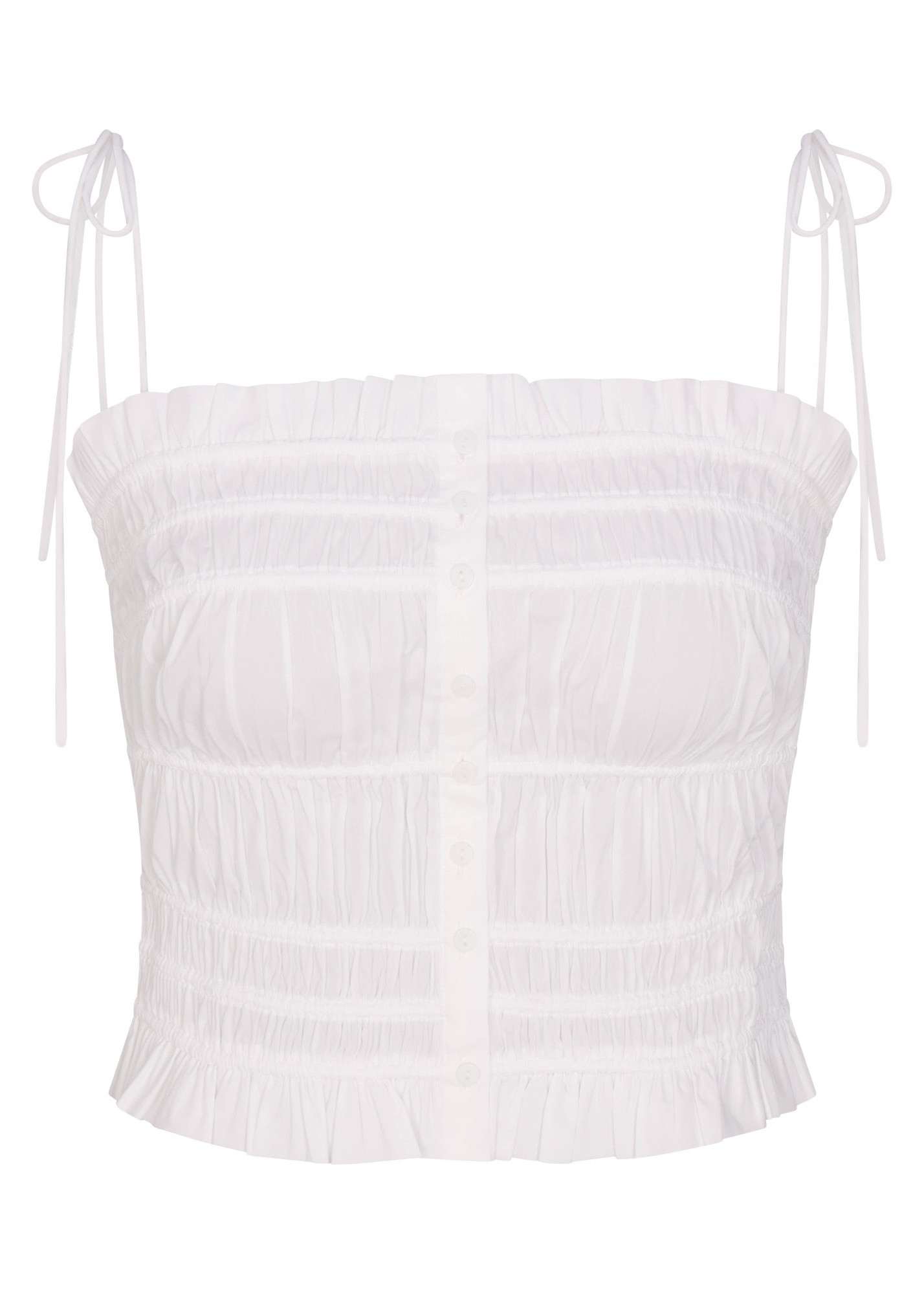 Ruffled poplin cami top | Harvey Nichols