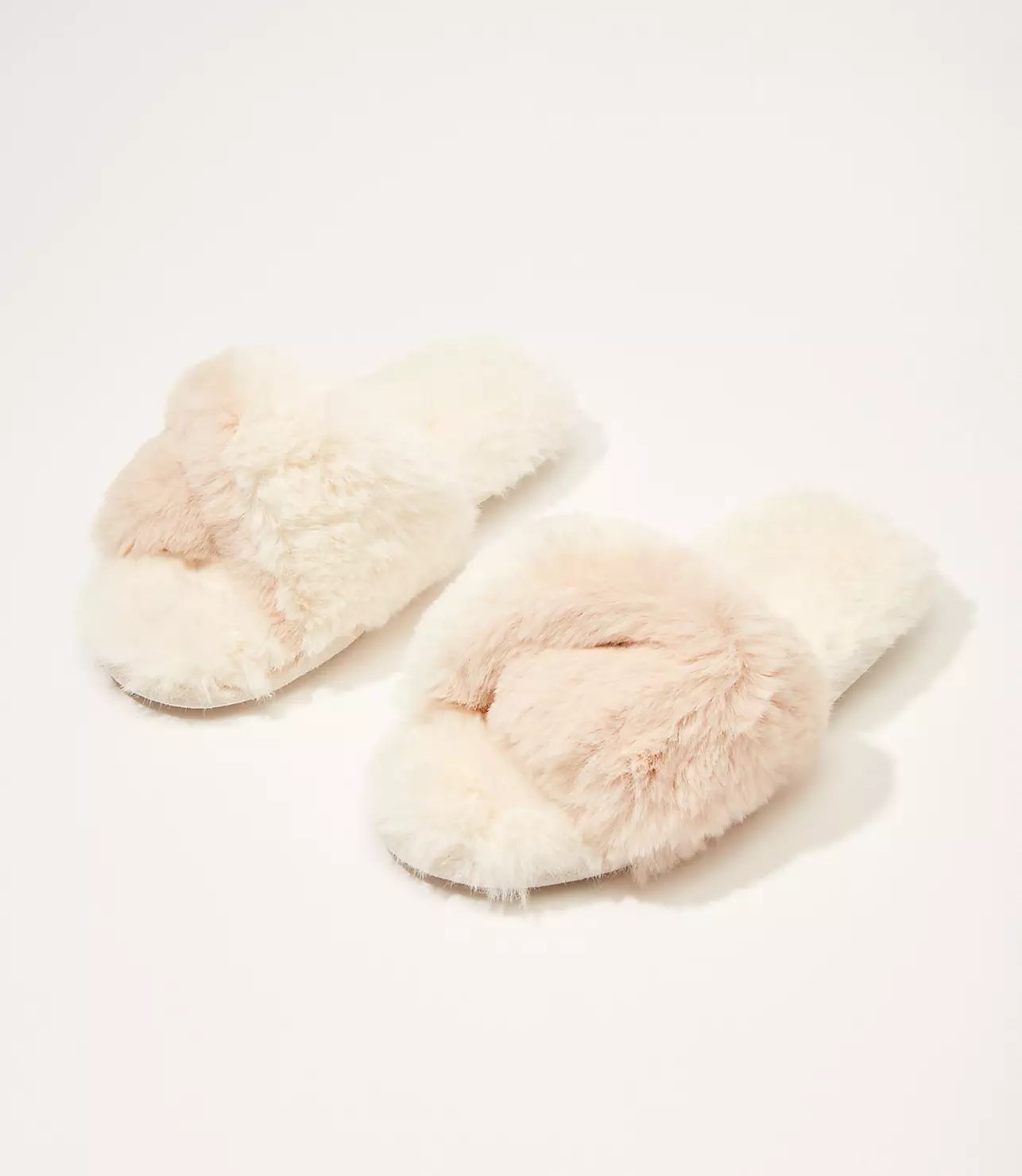 Faux Fur Slide Slippers | LOFT | LOFT