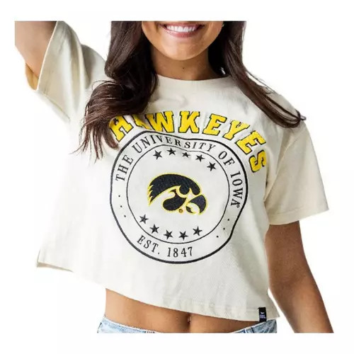 Gameday Social Women's Iowa Hawkeyes Sayler Heavy T-Shirt | Scheels Sports