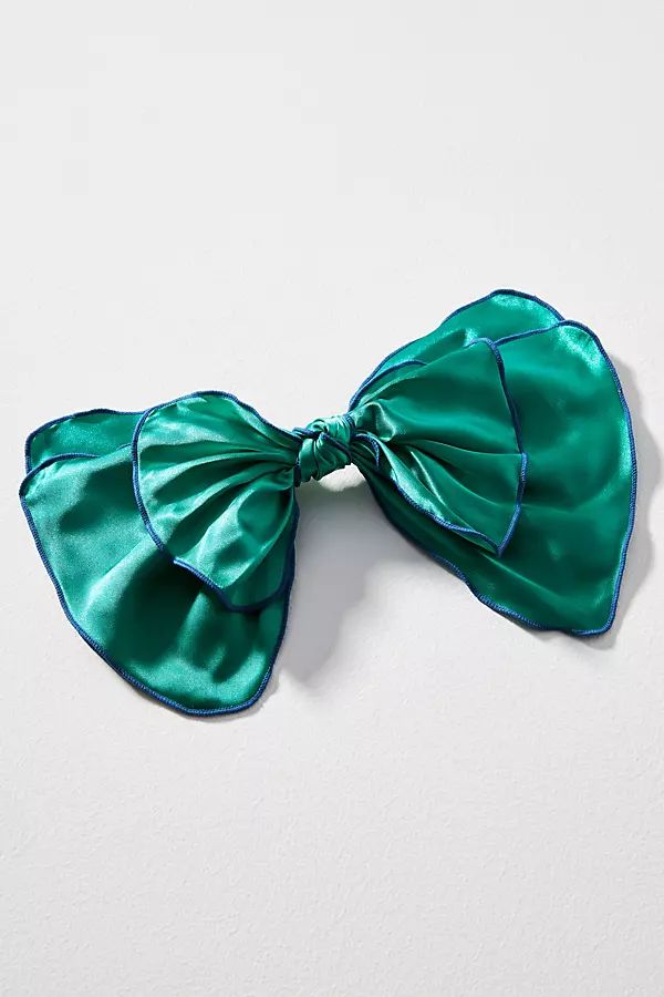 Oversized Layered Hair Bow Clip | Anthropologie (US)