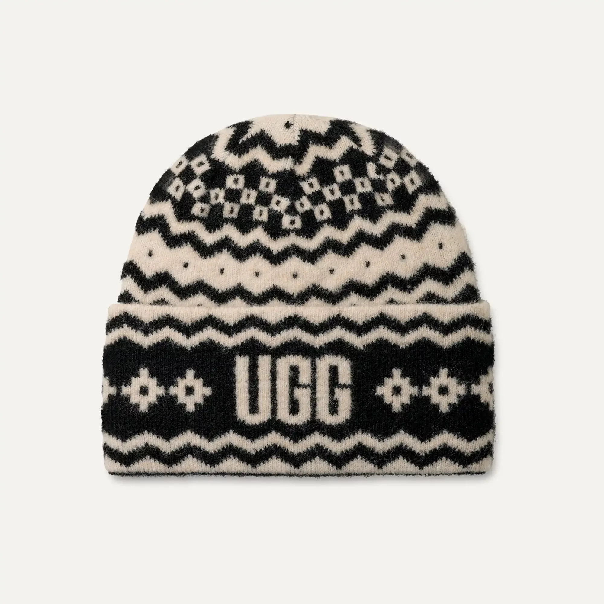 UGG Women's Chunky UGGIsle Beanie, Black Multi | DICK'S Sporting Goods