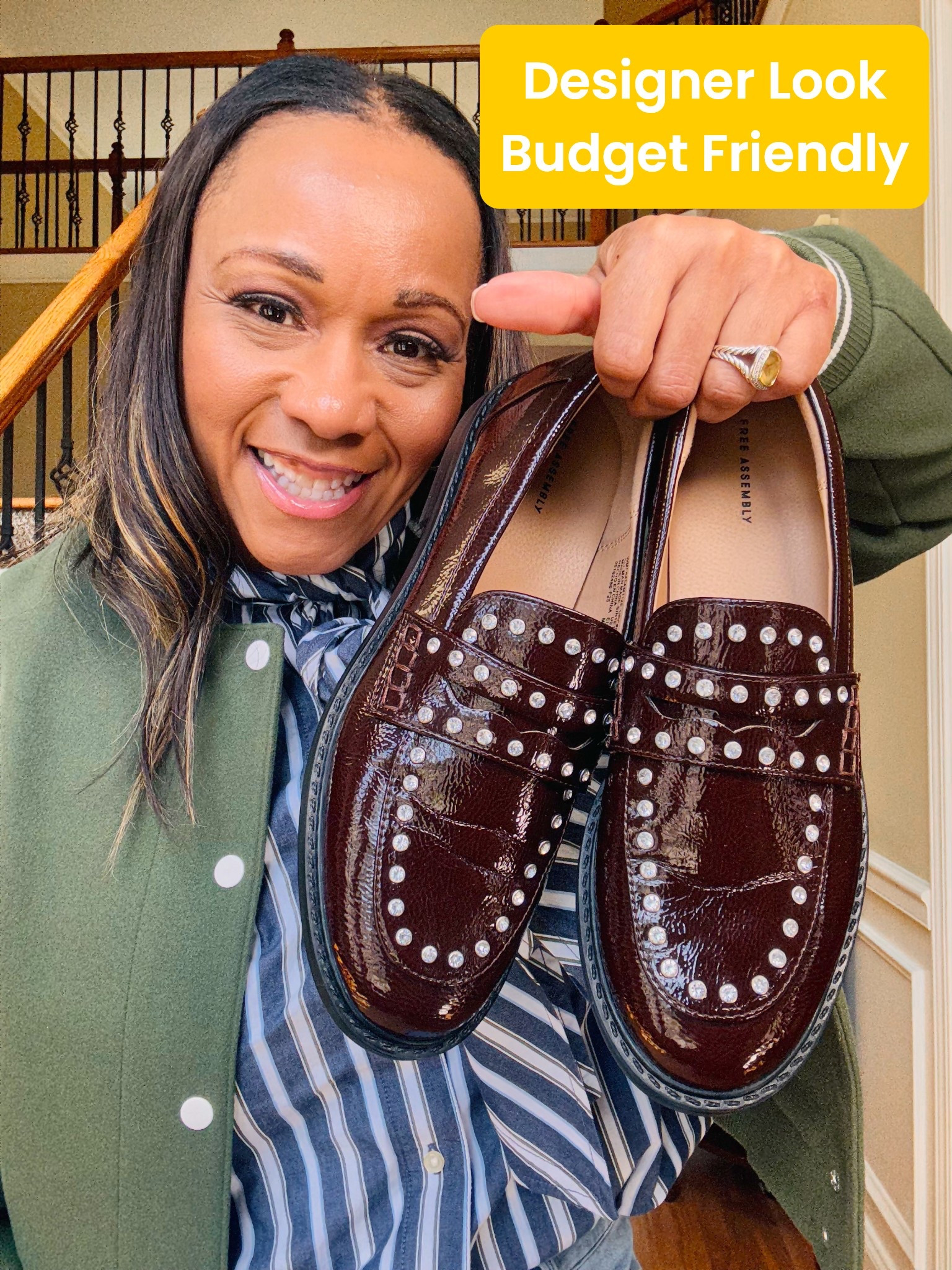 These studded loafers are giving designer energy without the price tag 🙌🏽✨ 
A closet staple that’s equal parts chic + comfortable—perfect for elevating your everyday look. Best part? They’re from Walmart!

Shop them now through my LTK before they’re gone 

#LTKShoeCrush #LTKWorkwear #LTKOver40