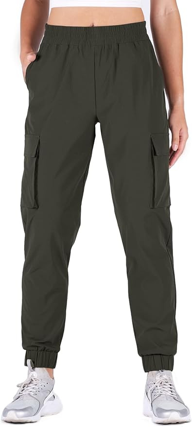 Women's Cargo Joggers Hiking Pants Workout Lounge Sweatpants Casual Outdoor Pants | Amazon (US)