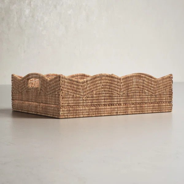 Landry Wicker Tray | Wayfair North America