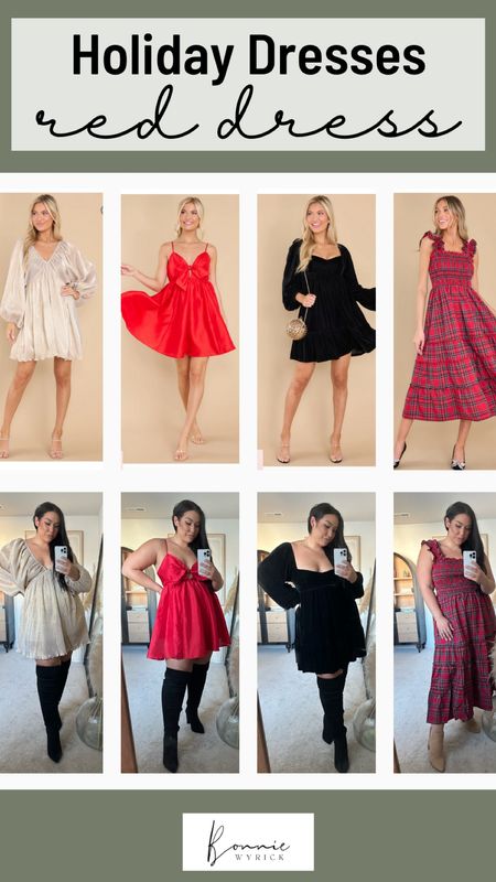 So many beautiful holiday dresses on sale now from Red Dress! I love the longer plaid for festive family photos and the flowy mini’s are so cute for holiday parties and NYE! Use code THANKYOU30 for 30% off your order! Holiday Dress | Midsize Dress | Size Inclusive Dresses | Holiday Outfits | Holiday Family Photos | Family Photo Outfits

#LTKsalealert #LTKcurves #LTKHoliday