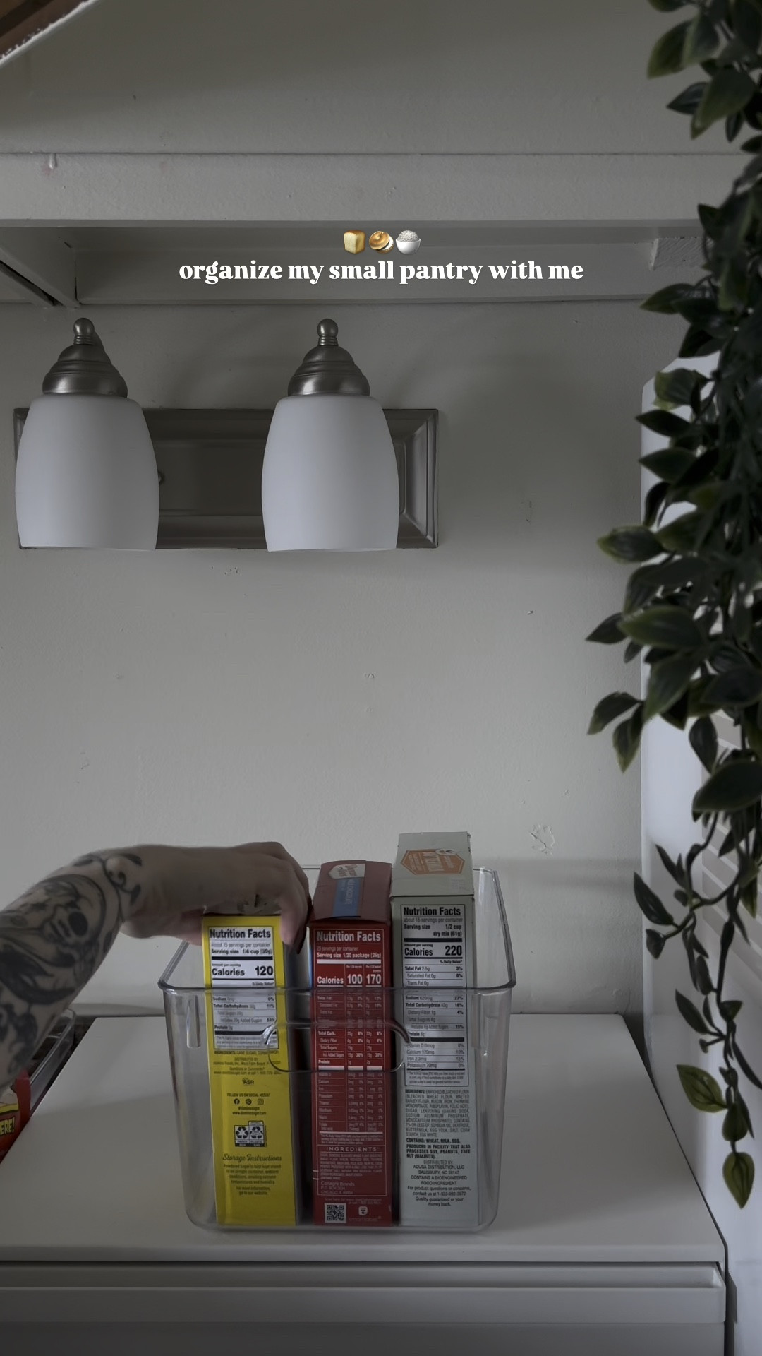 organize my small pantry with me 🍞🥯🍚 our cabinets are super high and compact so these acrylic bins are a must! they make it easier to access our food and keep the cabinets organized. I like to organize everything by category (such as: kids snacks, baking, cans, etc) ✨ 
#pantryorganization #foodstorage #smallkitchen #smallcabinets #homeorganization #kitchenorganization

#LTKStyleTip #LTKHome #LTKWatchNow
