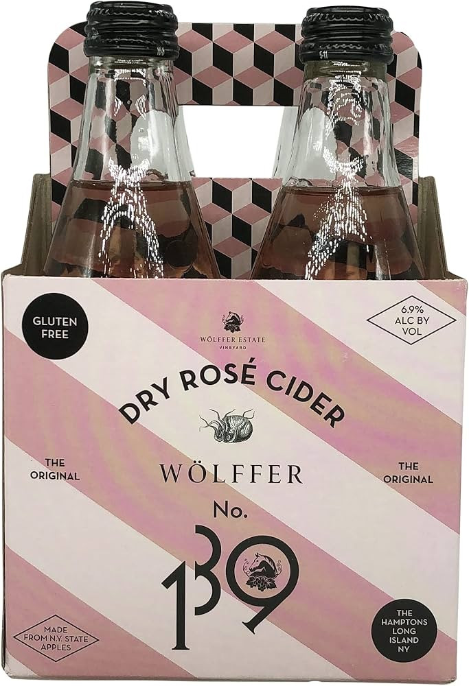 Wolffer Rose Hard Cider, 4-pk, 12 fl oz | Amazon (US)